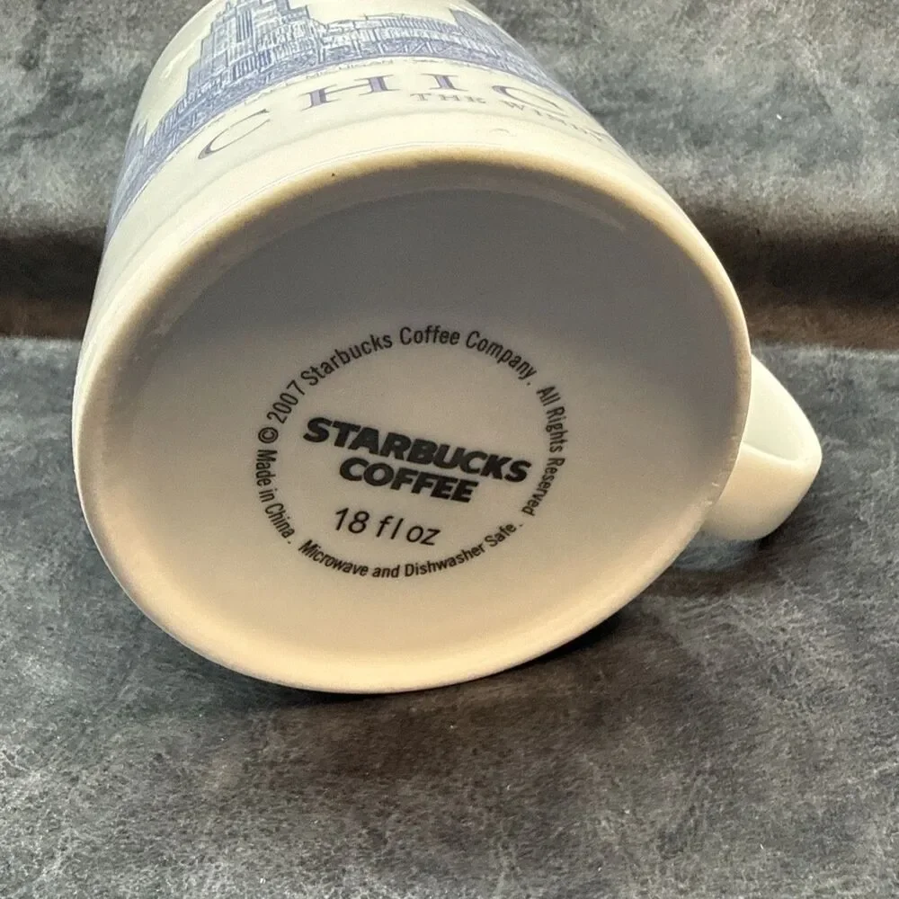 Starbucks “Chicago” Graphic Coffee Mug 18OZ Architectural Series 2006 - Picture 5 of 5